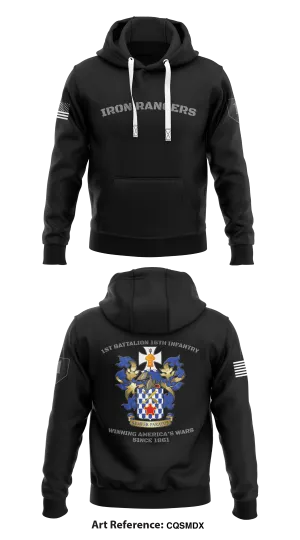 1-16IN, 1ABCT, 1ID Store 1  Core Men's Hooded Performance Sweatshirt - cqSMDX