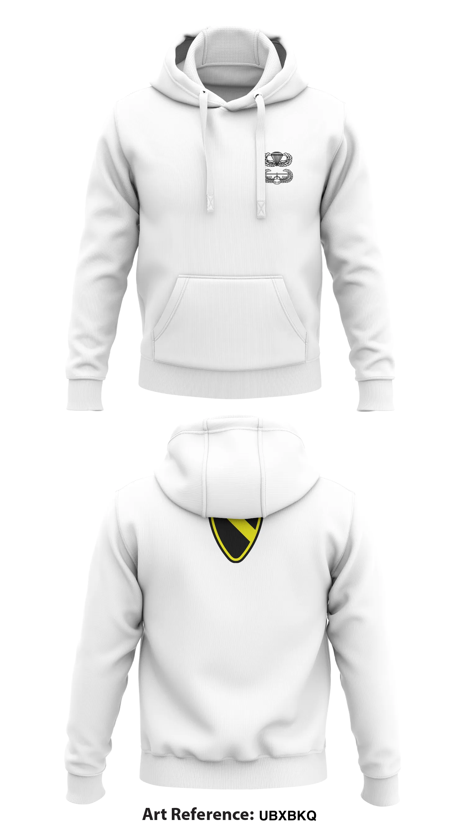 1-5 Cav -Black Knights- Store 1  Core Men's Hooded Performance Sweatshirt - UBxBkQ