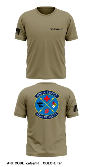 125 MDG Det 1 Store 1 Core Men's SS Performance Tee - ceGenR