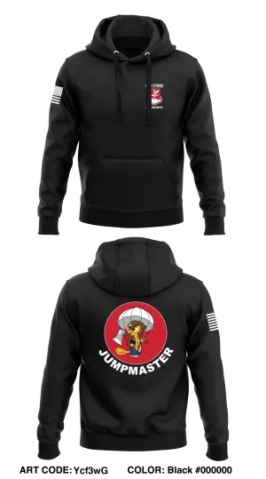 127th EN BN, 1BCT 82nd ABN Div  Core Men's Hooded Performance Sweatshirt - Ycf3wG