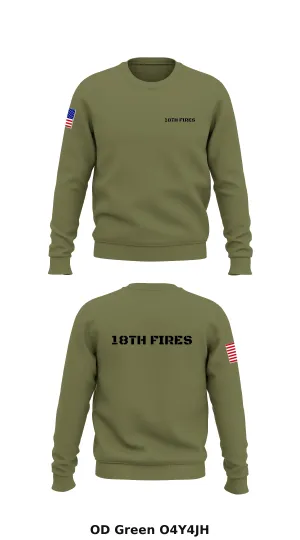 18th Fires  Store 1 Core Men's Crewneck Performance Sweatshirt - O4Y4JH