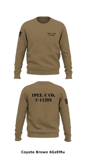 1PLT, C Co, 2-112IN Store 1 Core Men's Crewneck Performance Sweatshirt - 6GzEMu