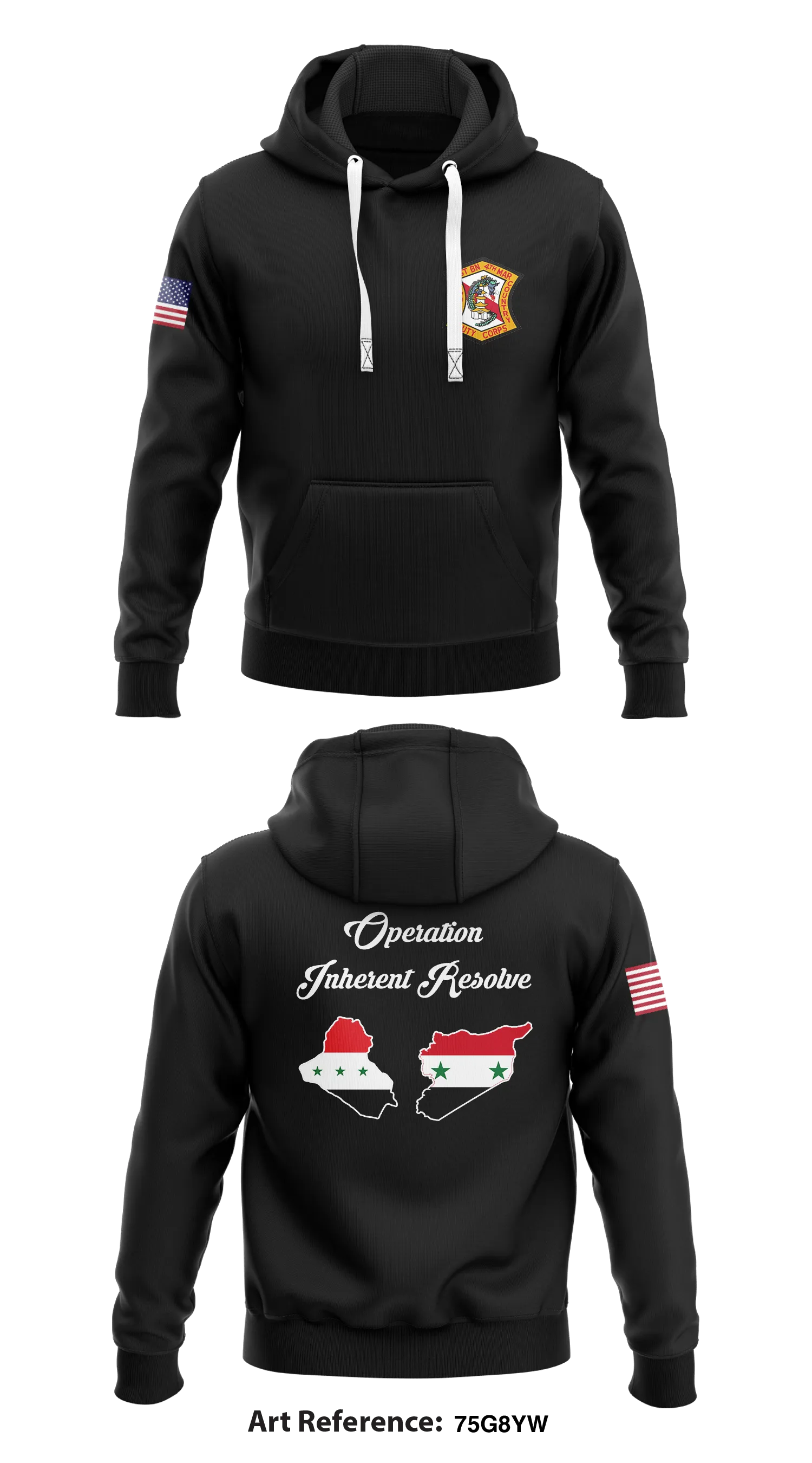 1st battalion 4th Marines Store 1  Core Men's Hooded Performance Sweatshirt - 75g8YW