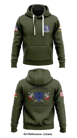 1st Battalion, 77th Armored Regiment Store 1  Core Men's Hooded Performance Sweatshirt - ccEW55