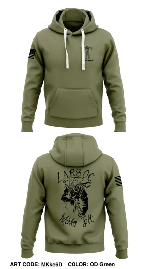 1ST LAR BN, B CO Store 1  Core Men's Hooded Performance Sweatshirt - MKke6D