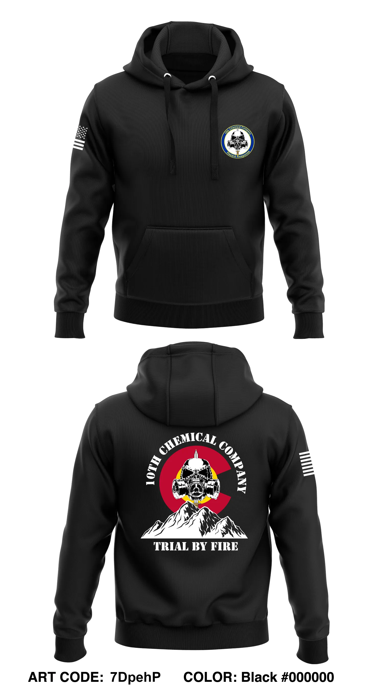 1th Chemical Company  Core Men's Hooded Performance Sweatshirt - 7DpehP