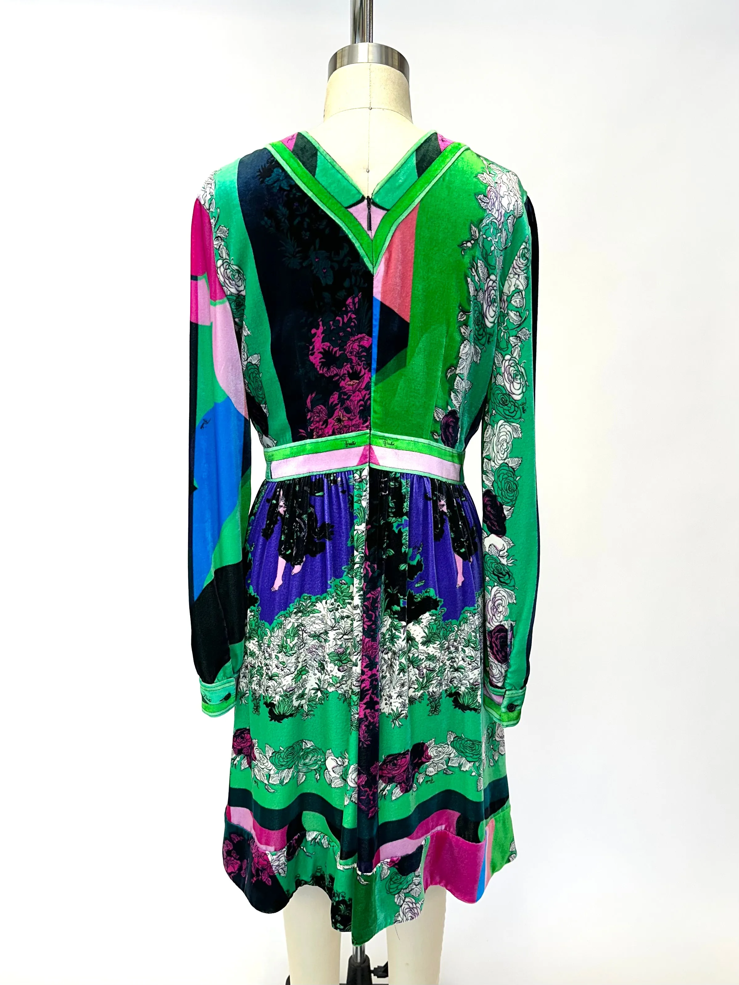 2018 Emilio Pucci Velvet Dress