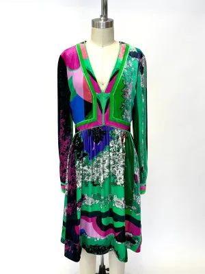 2018 Emilio Pucci Velvet Dress