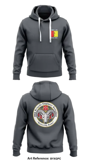 2/1 ABCT, 4th BEB (Rams) Store 1  Core Men's Hooded Performance Sweatshirt - byxgpc