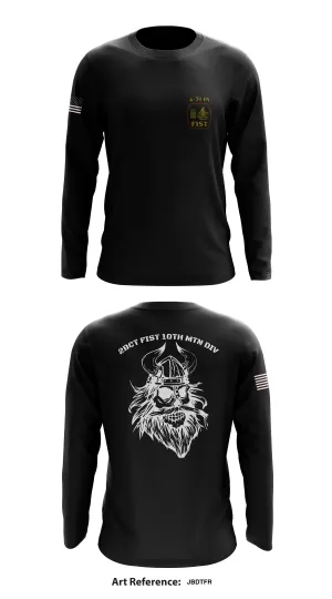 2BCT FIST 10th MTN DIV Store 1 Core Men's LS Performance Tee - jbdtFR