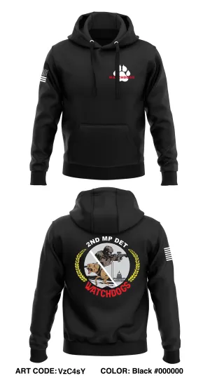2nd MP Det  Core Men's Hooded Performance Sweatshirt - VzC4sY