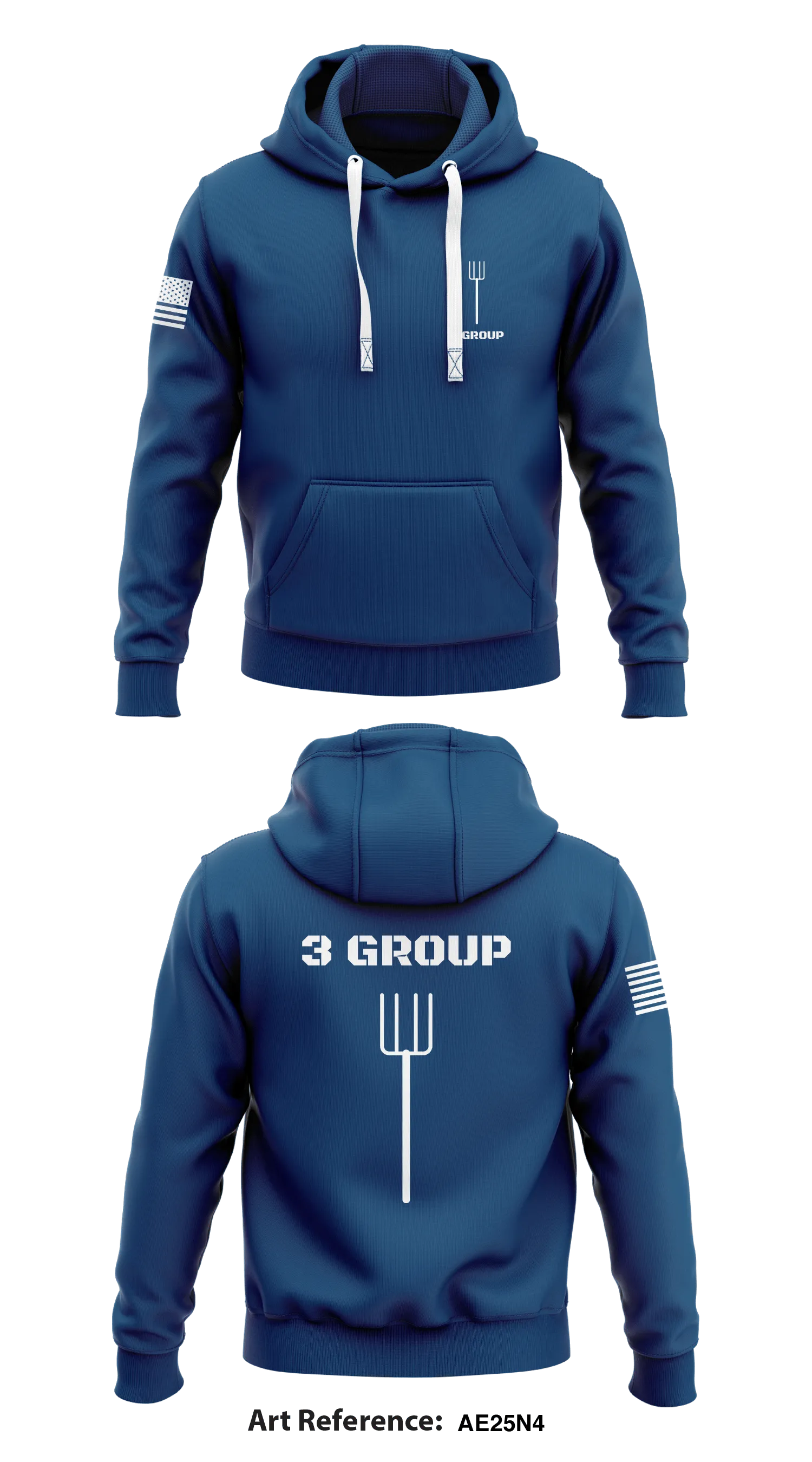 3 Group Store 1  Core Men's Hooded Performance Sweatshirt - AE25n4