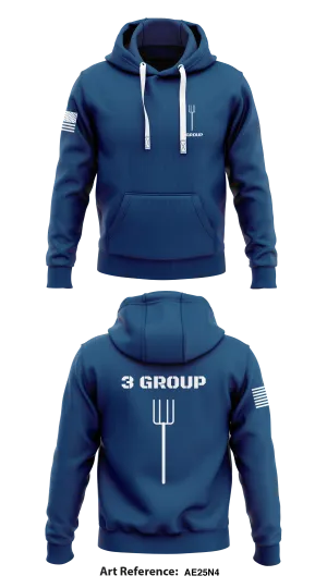 3 Group Store 1  Core Men's Hooded Performance Sweatshirt - AE25n4
