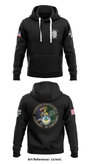 354th PMO  Core Men's Hooded Performance Sweatshirt - Cx7nYc