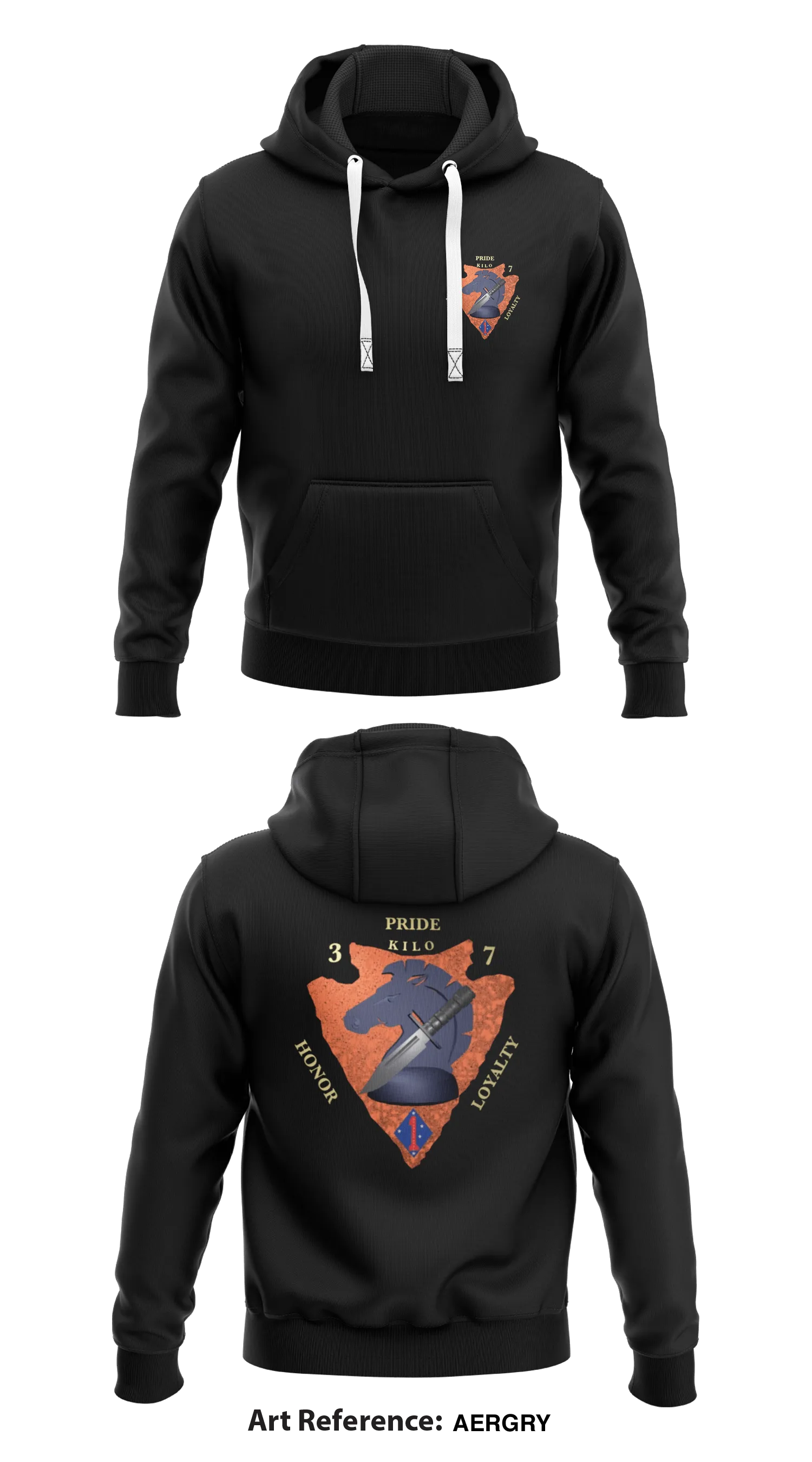 3/7 Kilo Co Store 1  Core Men's Hooded Performance Sweatshirt - aERGRY