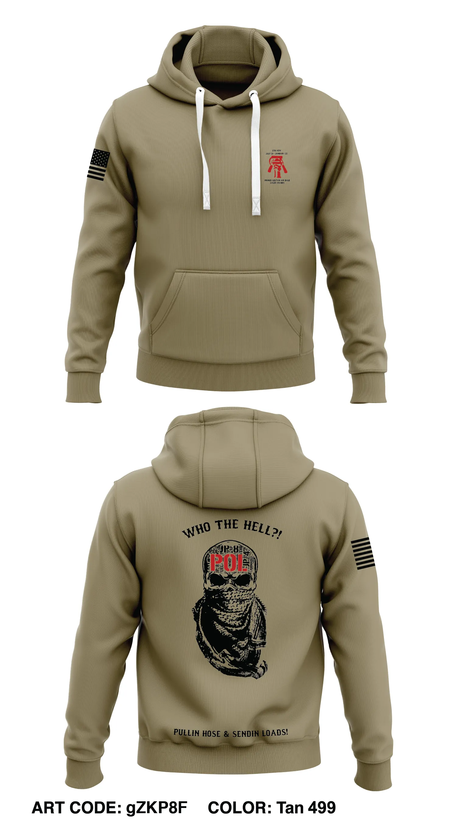 378th ELRS/POL Store 2  Core Men's Hooded Performance Sweatshirt - gZKP8F