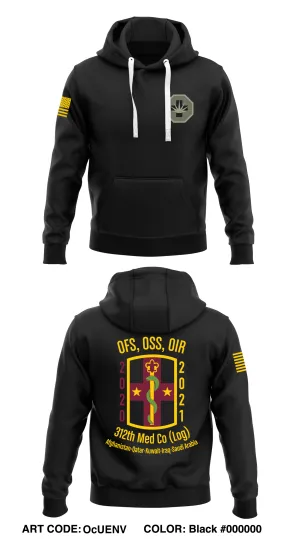 393rd MLC Store 1  Core Men's Hooded Performance Sweatshirt - OcUENV