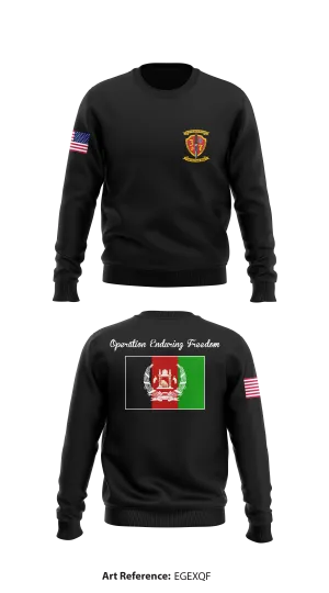3rd Battalion 7th Marines Store 1 Core Men's Crewneck Performance Sweatshirt - EgExQF