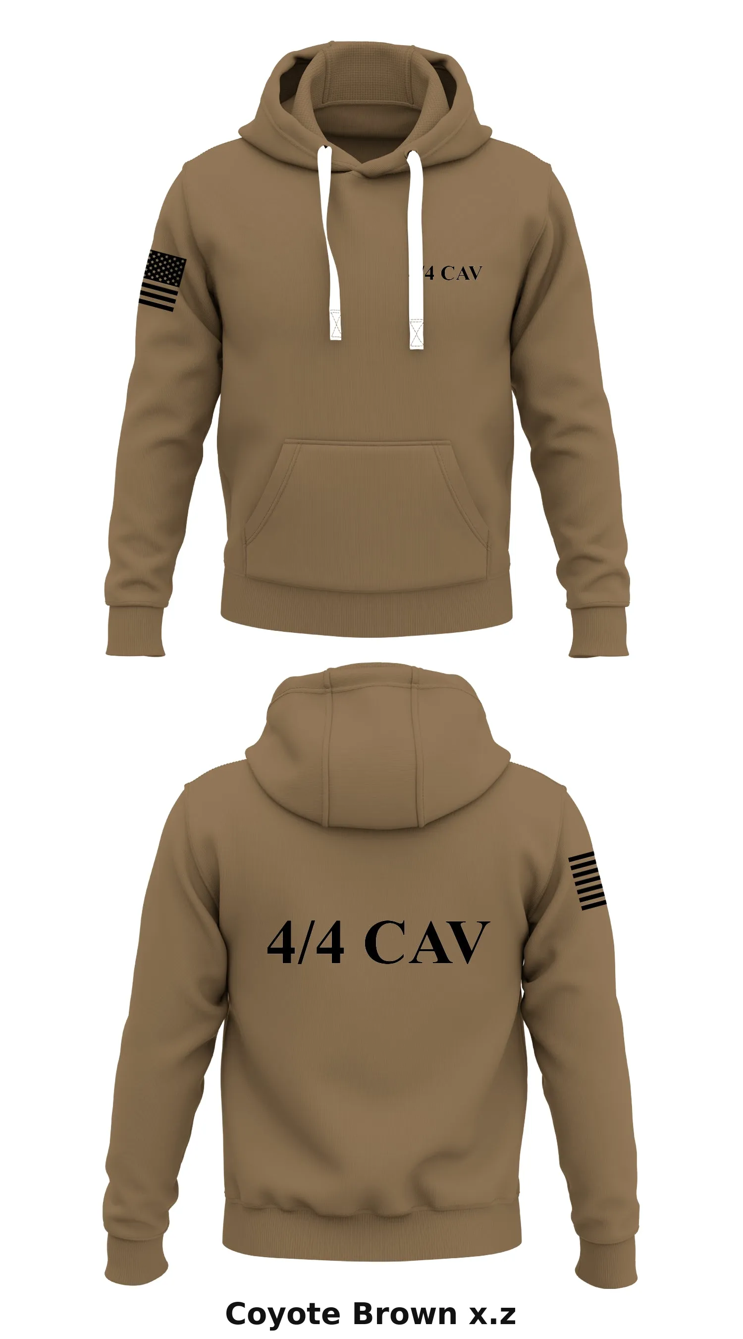 4/4 cav  Store 1  Core Men's Hooded Performance Sweatshirt - x.z