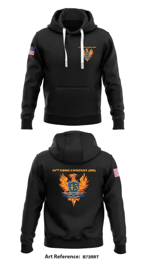 45TH CBRN CO (HR) Store 1 Core Men's Hooded Performance Sweatshirt - b73RRT