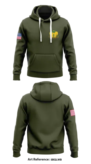 4th MP Battalion Core Men's Hooded Performance Sweatshirt - 5BQLwb