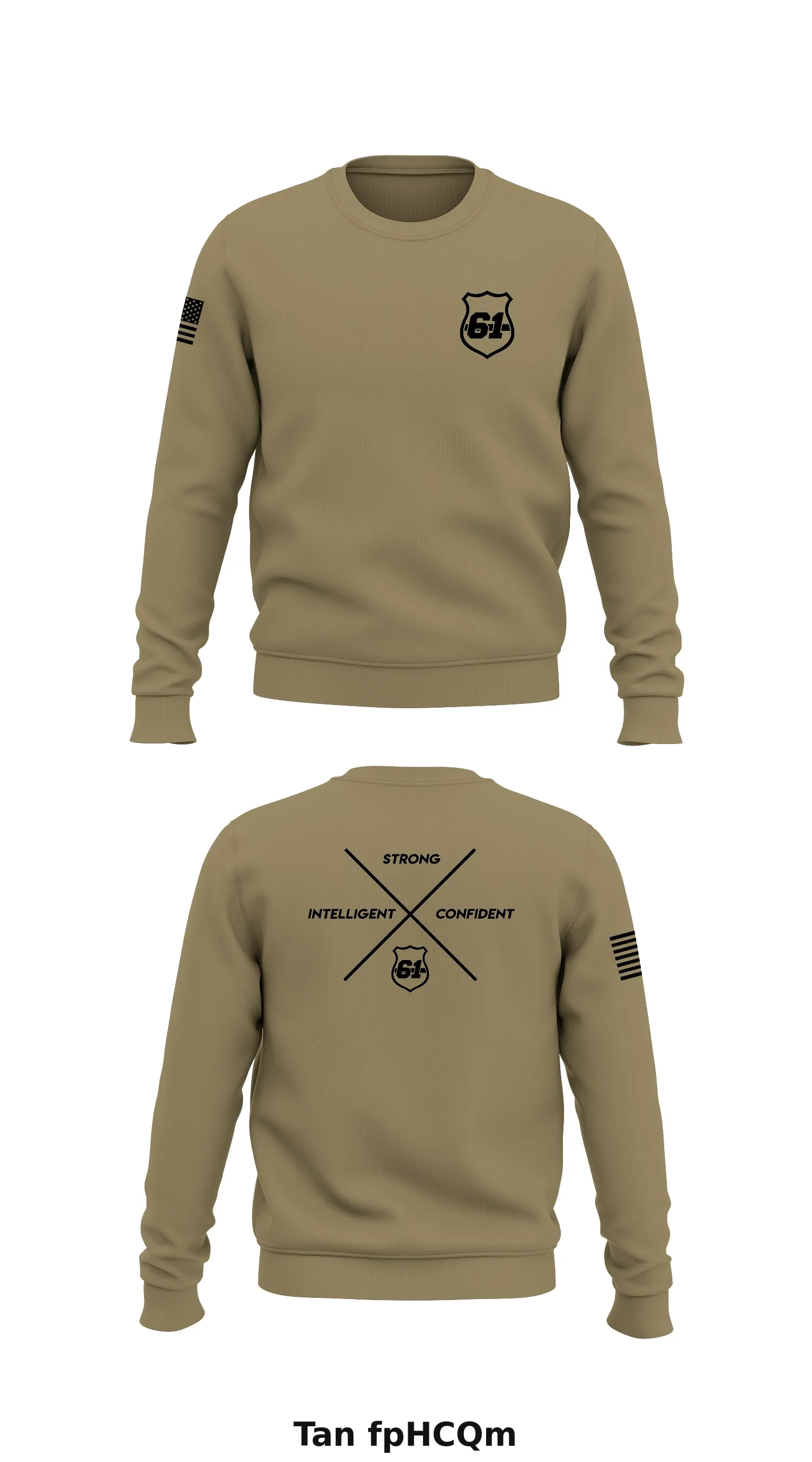 61st ROC Store 1 Core Men's Crewneck Performance Sweatshirt - fpHCQm