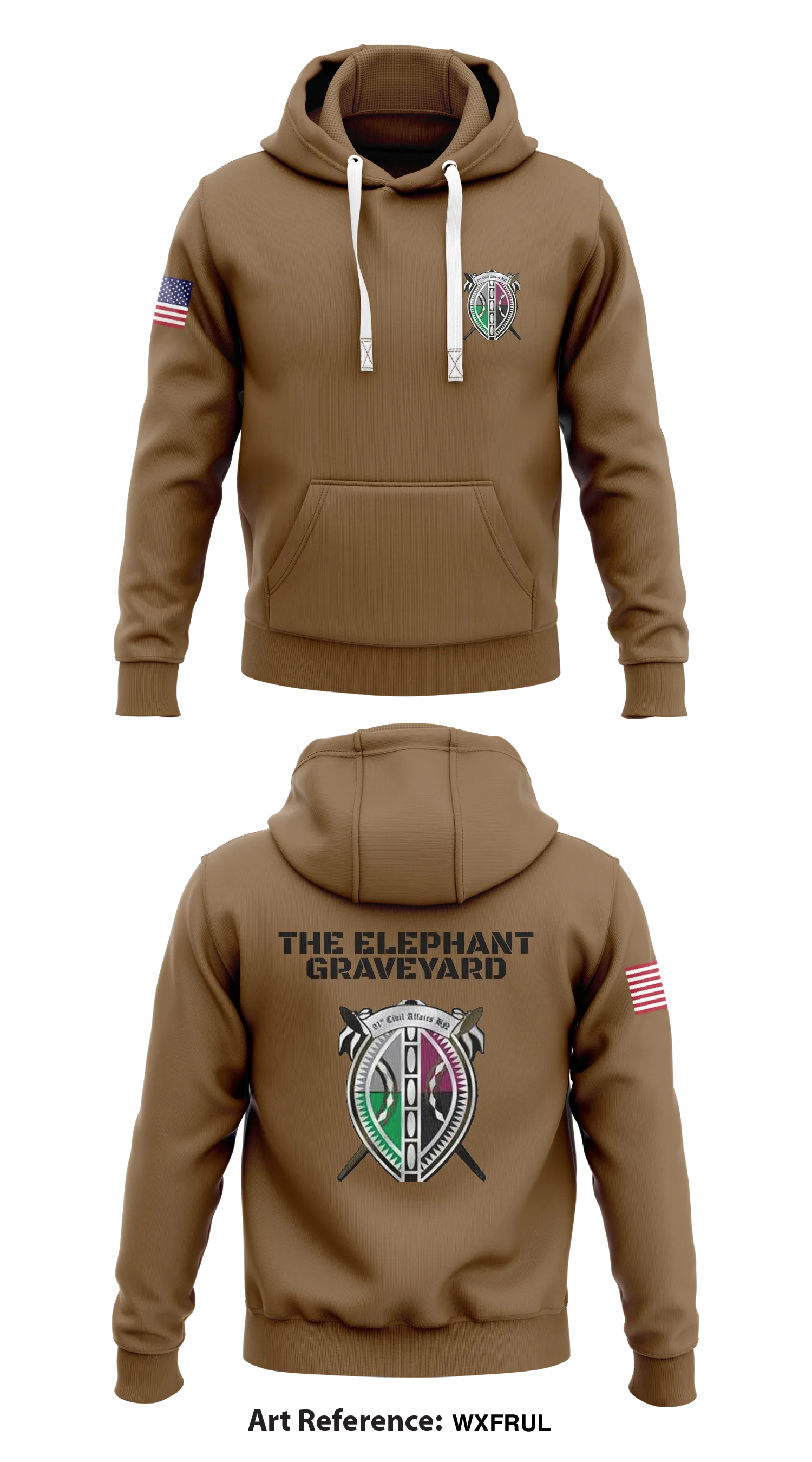 91st CA The Elephant Graveyard  Store 1  Core Men's Hooded Performance Sweatshirt - wXfrUL