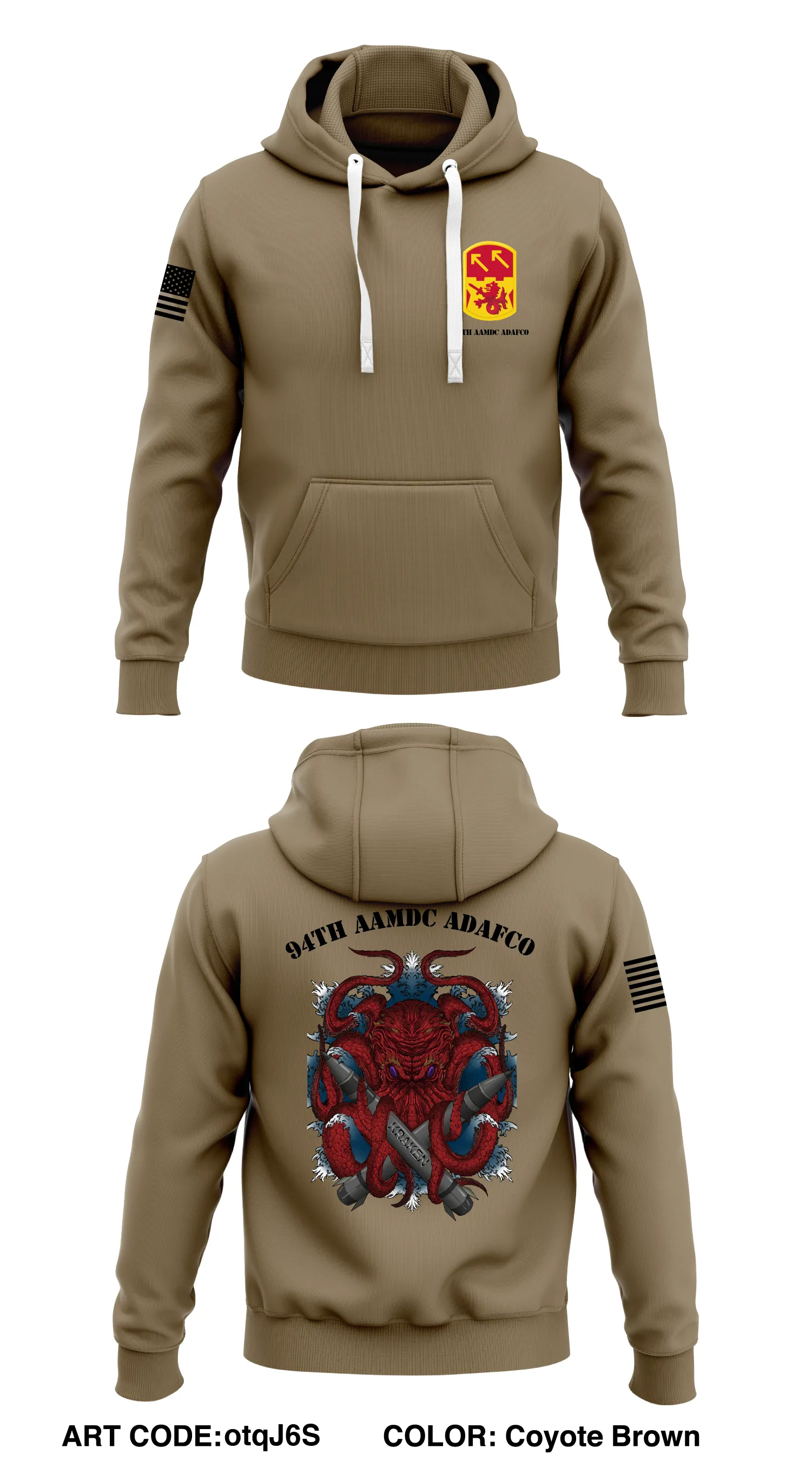 94th AAMDC Store 1  Core Men's Hooded Performance Sweatshirt - otqJ6S