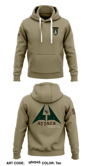 A Co 2/54 SFAB IN Store 1  Core Men's Hooded Performance Sweatshirt - qR494S
