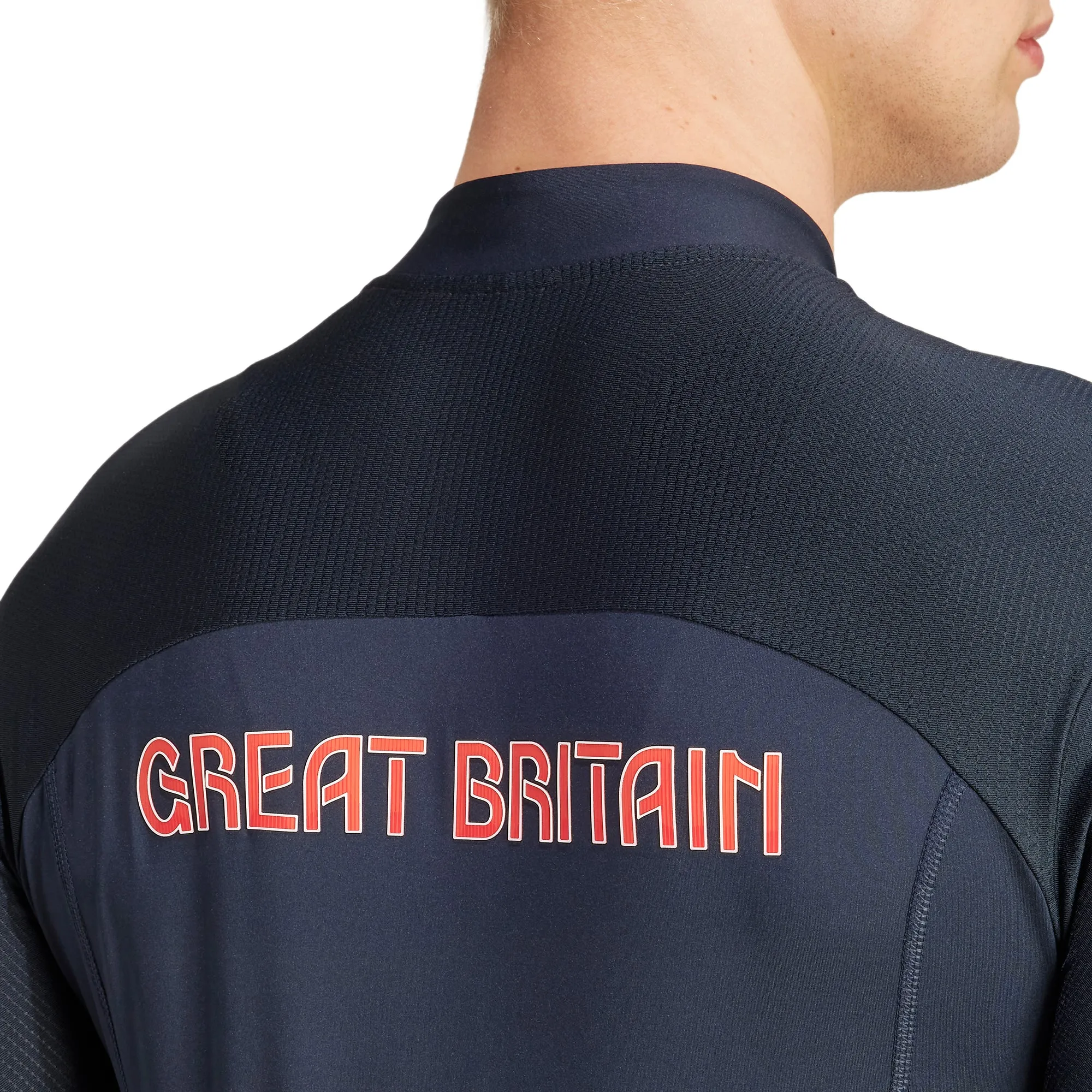 adidas Team GB Short Sleeve Mens Cycling Jersey - Blue