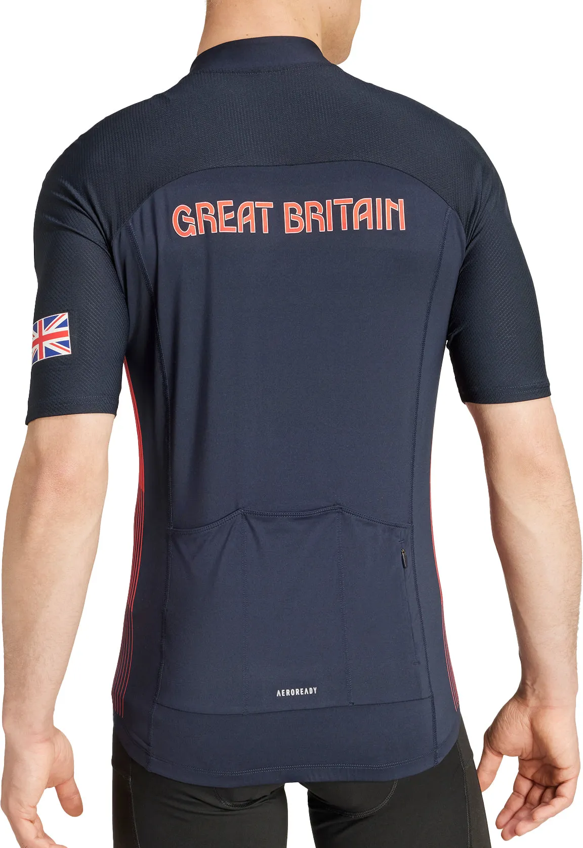 adidas Team GB Short Sleeve Mens Cycling Jersey - Blue
