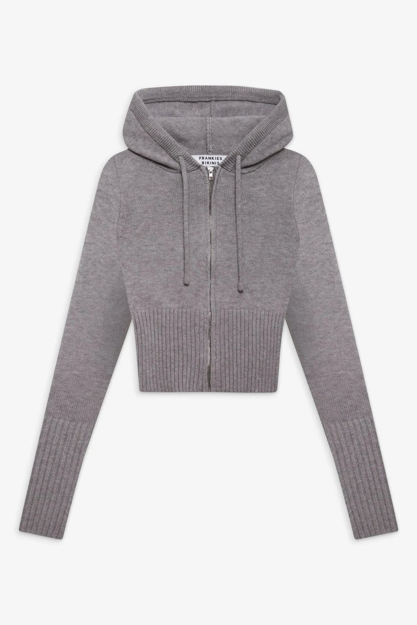 Aimee Zip Up Hoodie in Rain Cloud