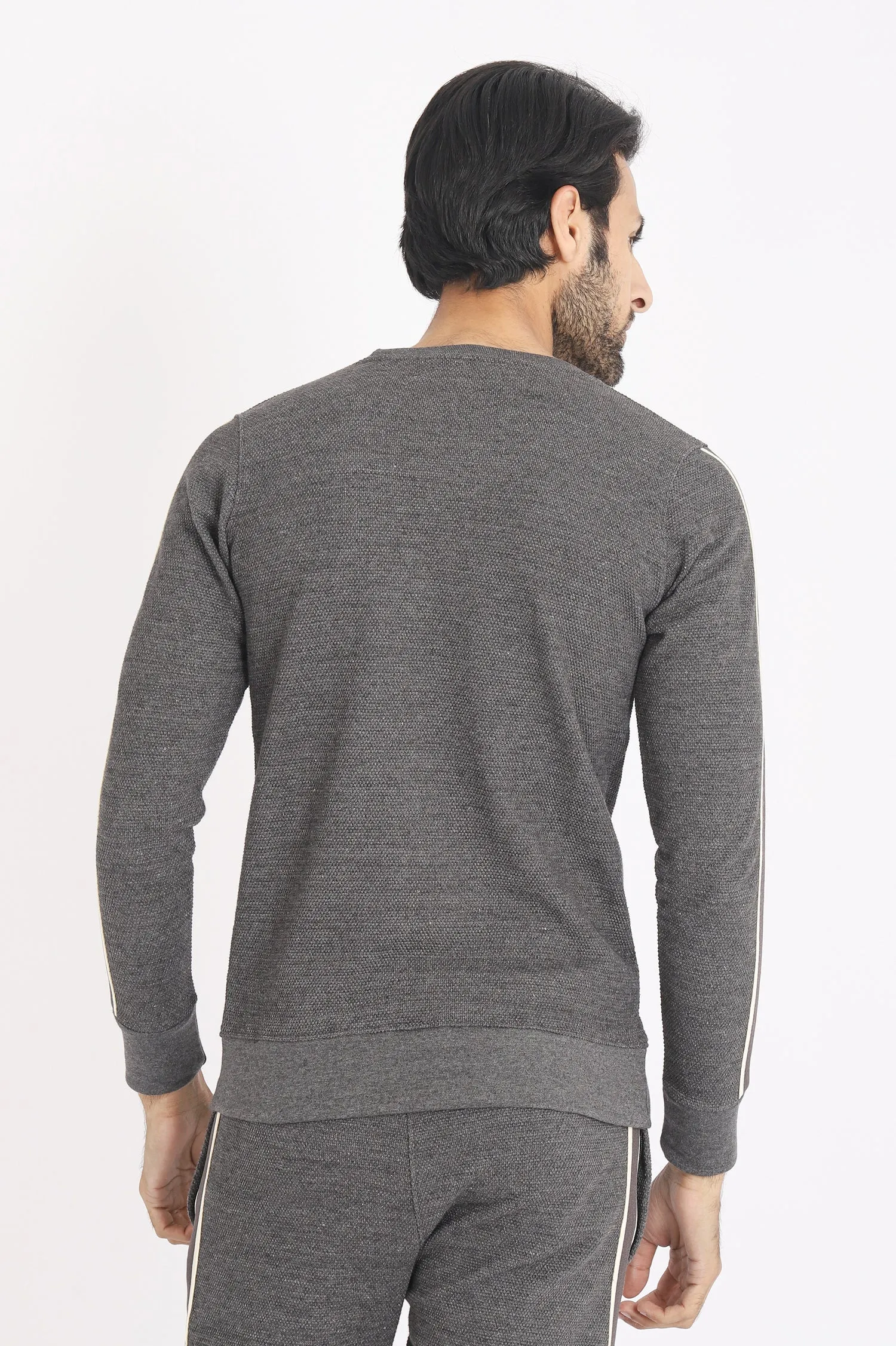 ALMAS SWEATSHIRT-CHARCOAL