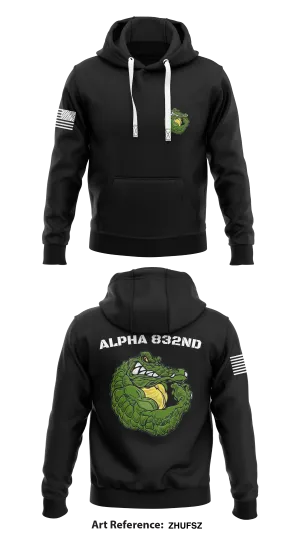 Alpha 832nd Store 1  Core Men's Hooded Performance Sweatshirt - ZHufSZ