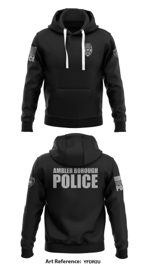 Ambler Borough Police  Store 1  Core Men's Hooded Performance Sweatshirt - YFdR2U