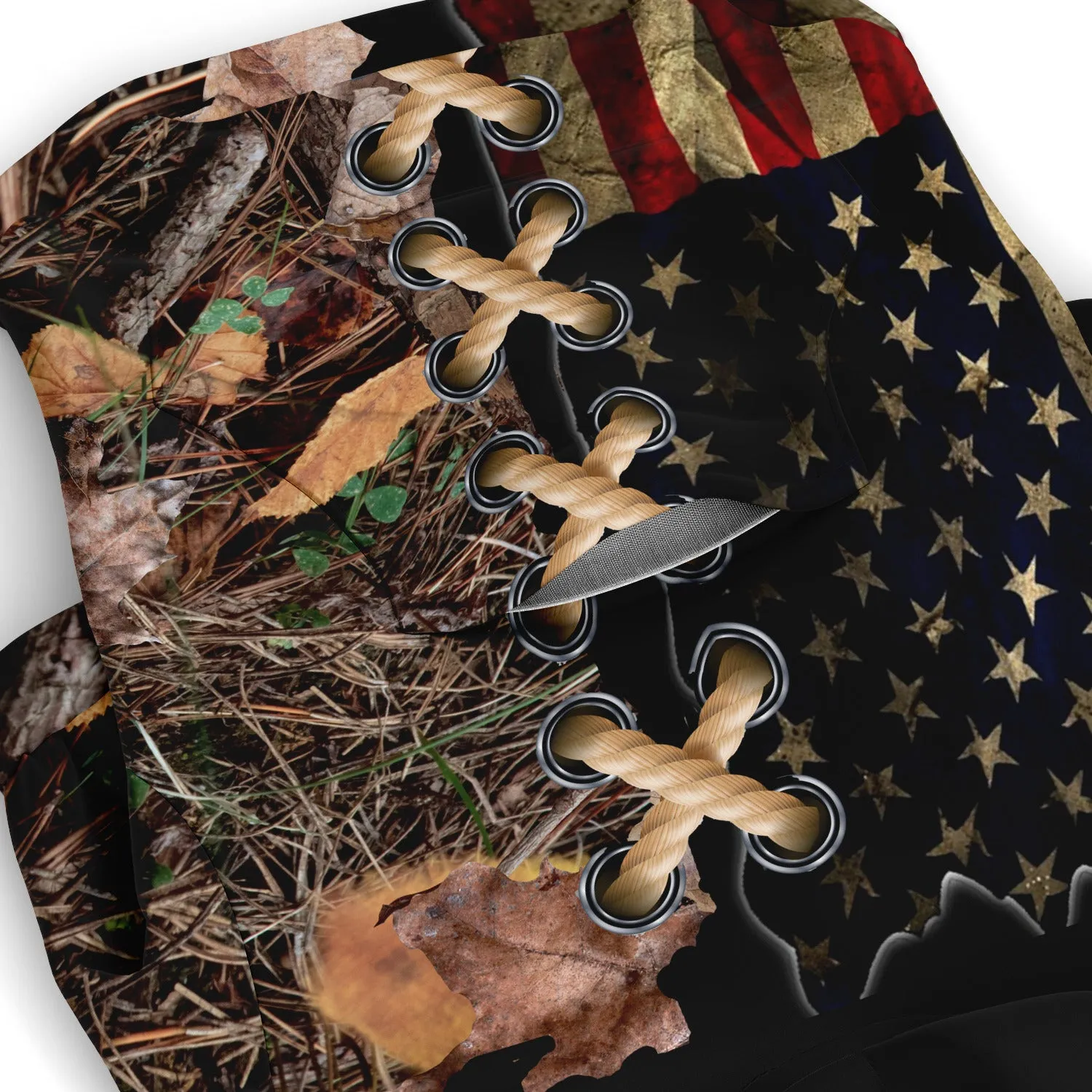 American camo fleece dog hoodie-2021