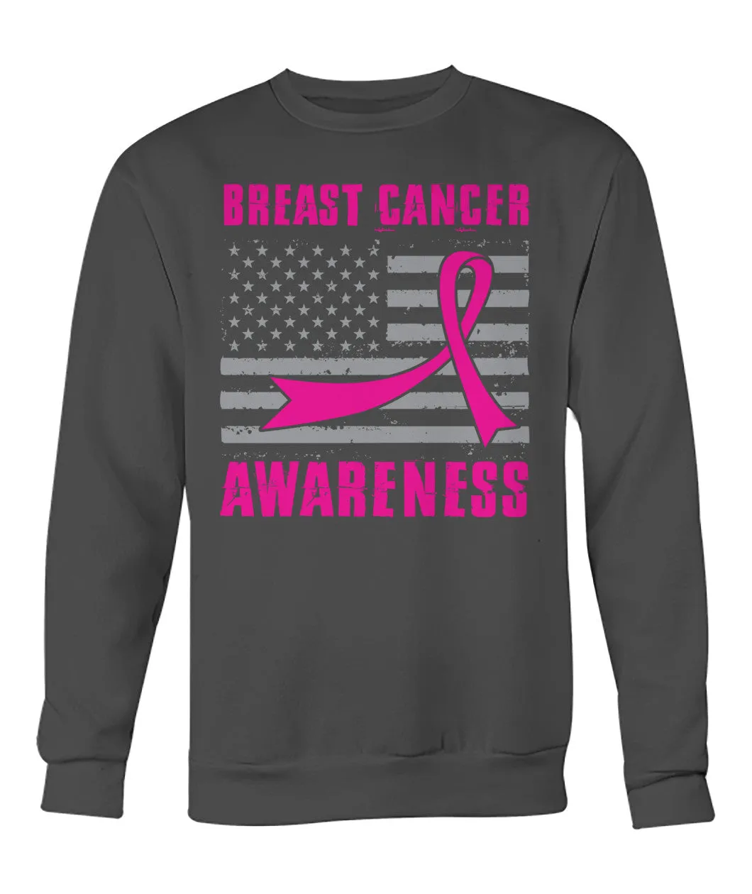 American Flag Breast Cancer Awareness Hoodies and Sweatshirts