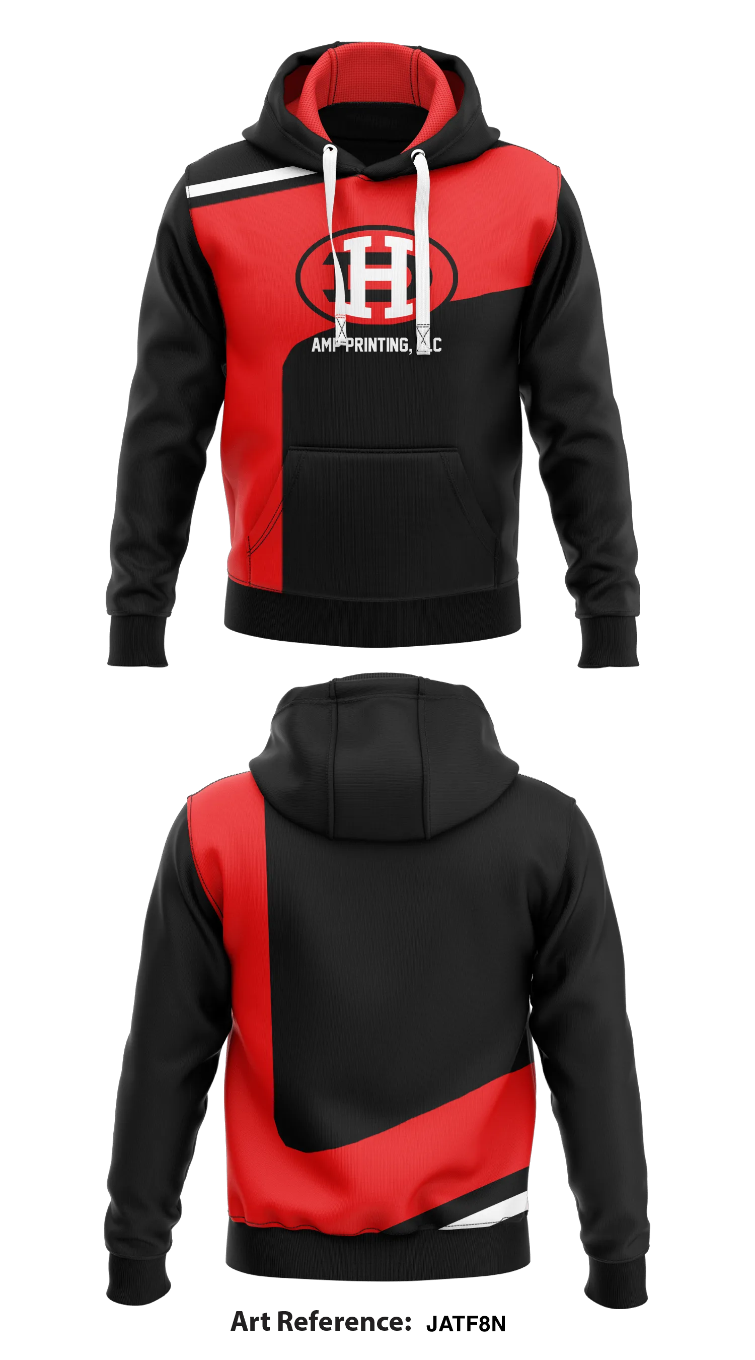 AMP Printing, LLC  Core Men's Hooded Performance Sweatshirt - JatF8N