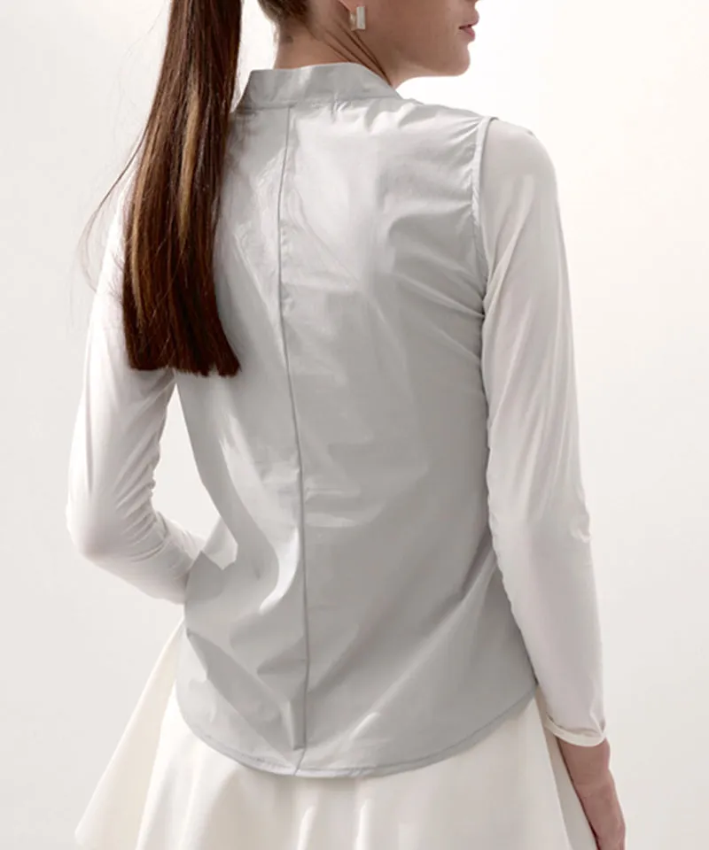 Anell Golf Coolness Mesh Polar Top - White