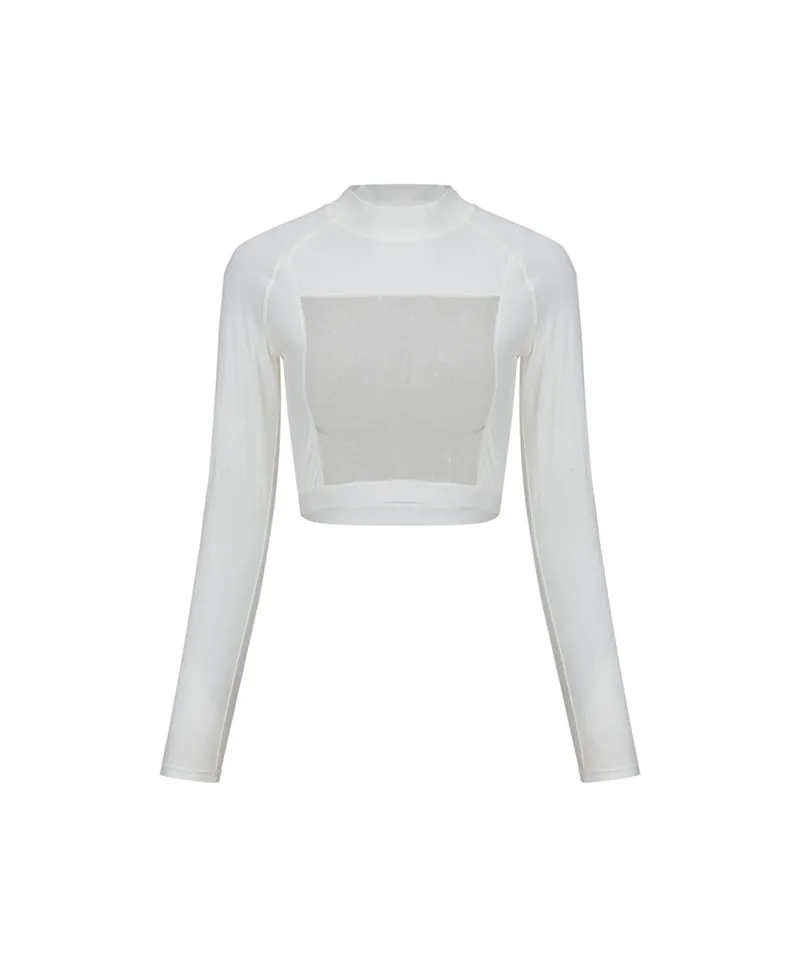 Anell Golf Coolness Mesh Polar Top - White