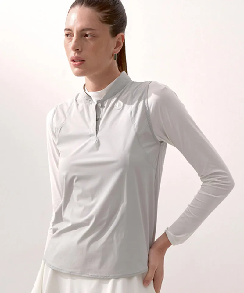Anell Golf Coolness Mesh Polar Top - White