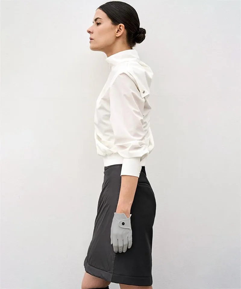 Anell Golf Warming Duck Down Skirt - Charcoal