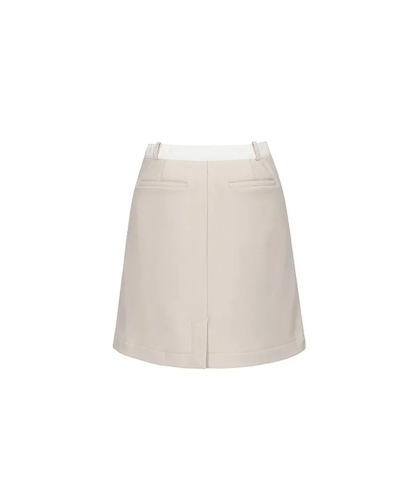 Anell Golf Warming Duck Down Skirt - Cream