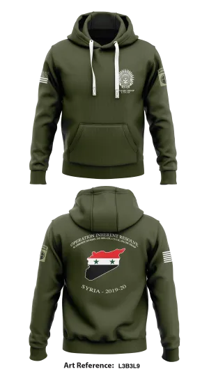 Apache troop 1-73 Cav  Store 1  Core Men's Hooded Performance Sweatshirt - L3B3L9