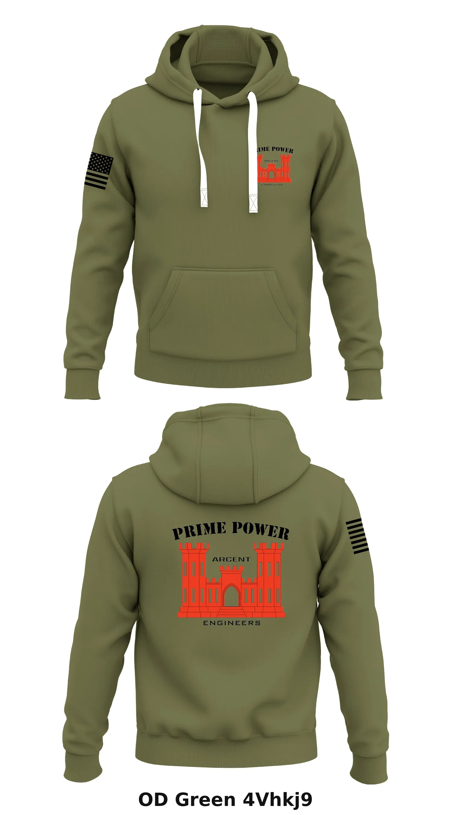 ARCENT ENG PRIME POWER Store 1  Core Men's Hooded Performance Sweatshirt - 4Vhkj9