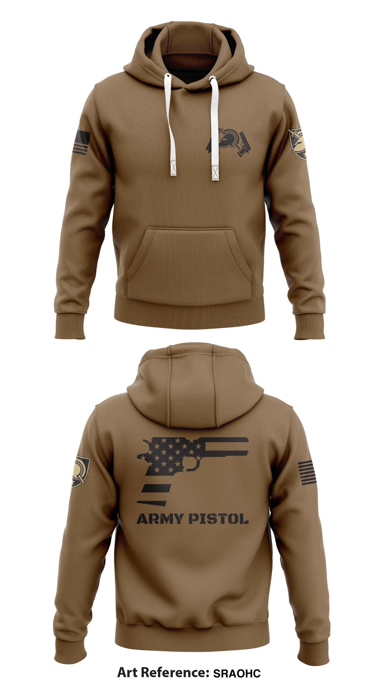 Army PistolArmy Pistol Store 1  Core Men's Hooded Performance Sweatshirt - sRAOhc