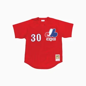 Authentic Montreal Expos Tim Raines MLB 1989 Jersey