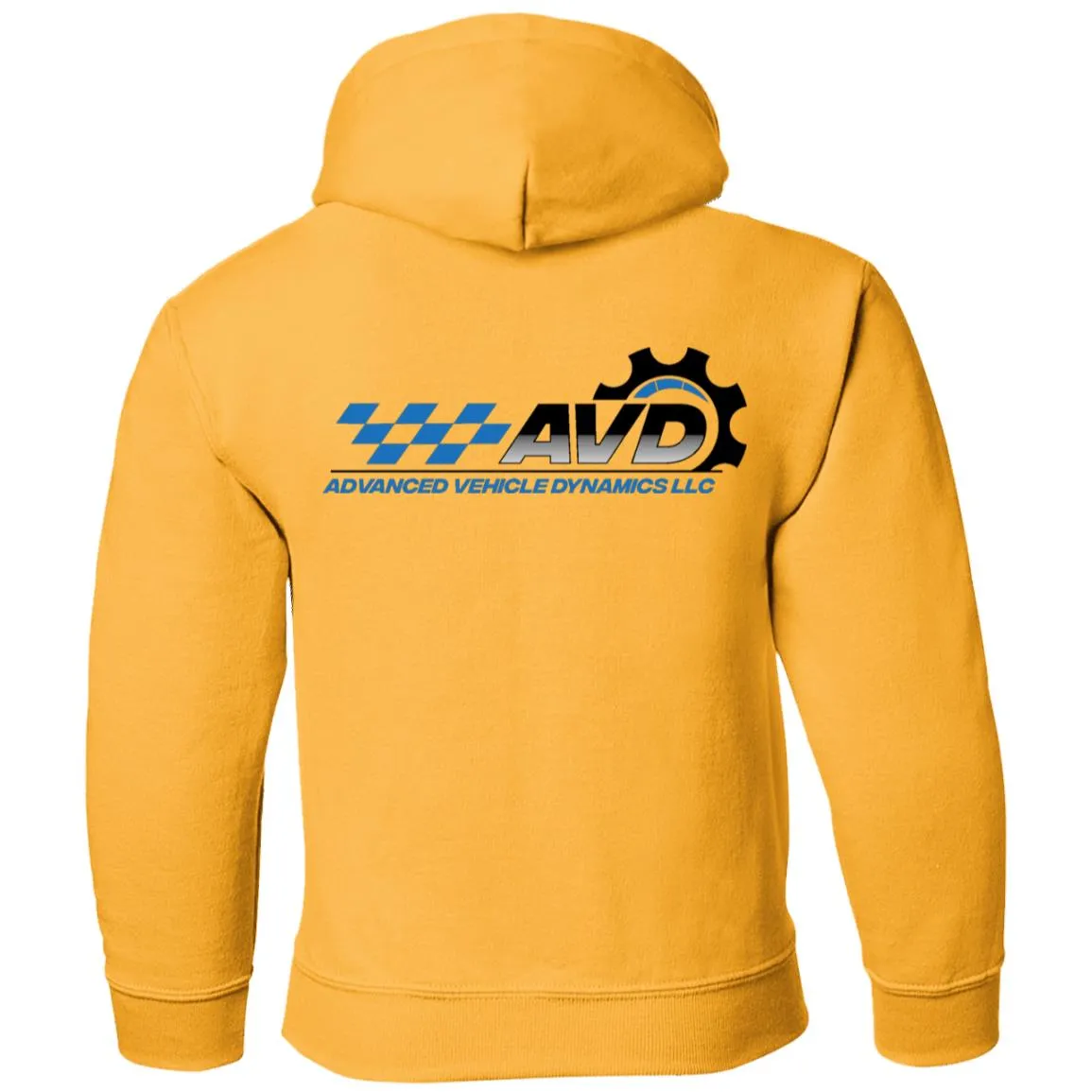 AVD black logo 2-sided print G185B Gildan Youth Pullover Hoodie