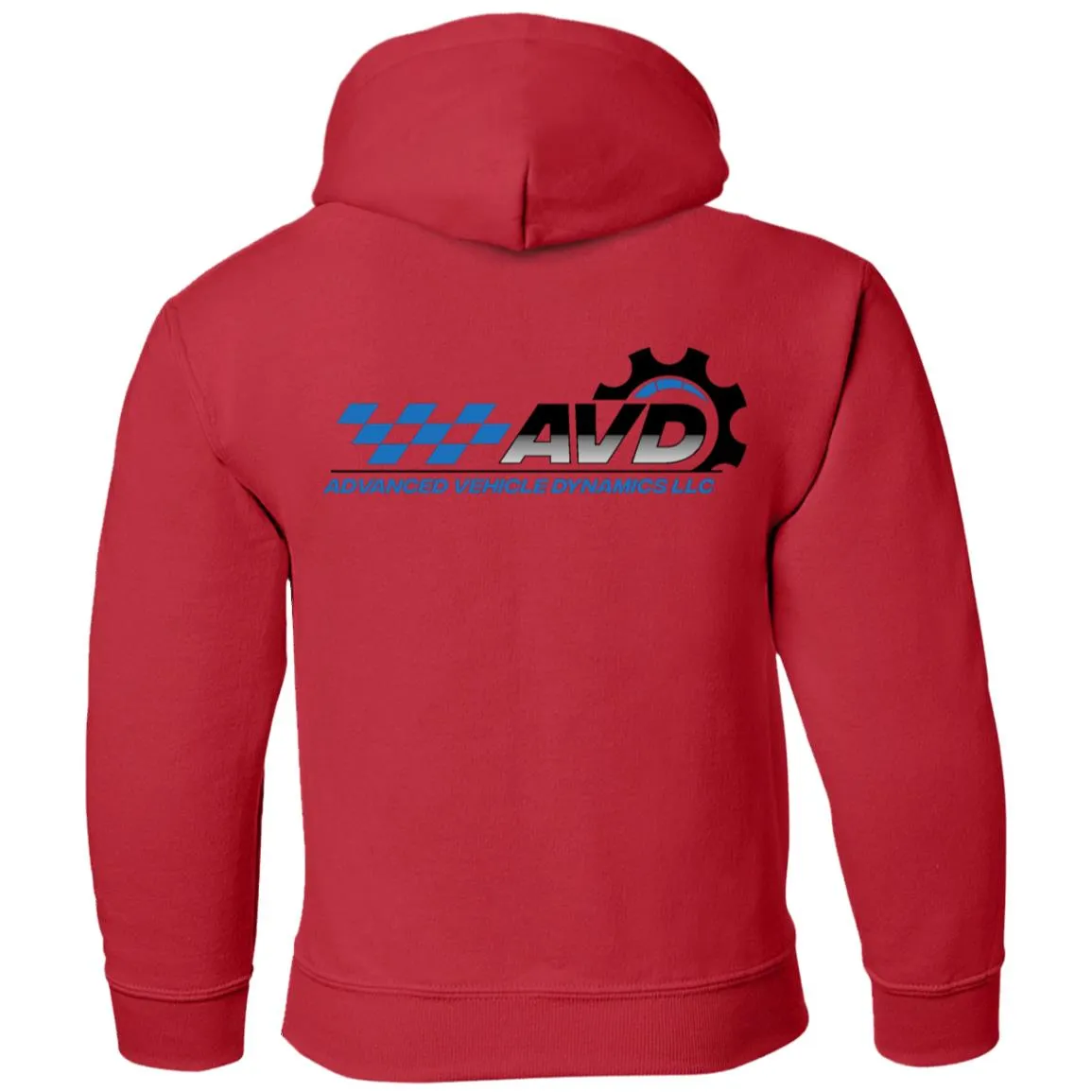 AVD black logo 2-sided print G185B Gildan Youth Pullover Hoodie