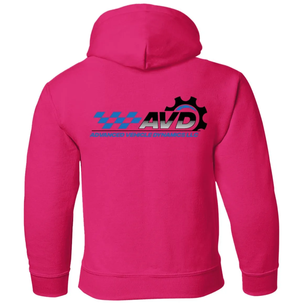 AVD black logo 2-sided print G185B Gildan Youth Pullover Hoodie